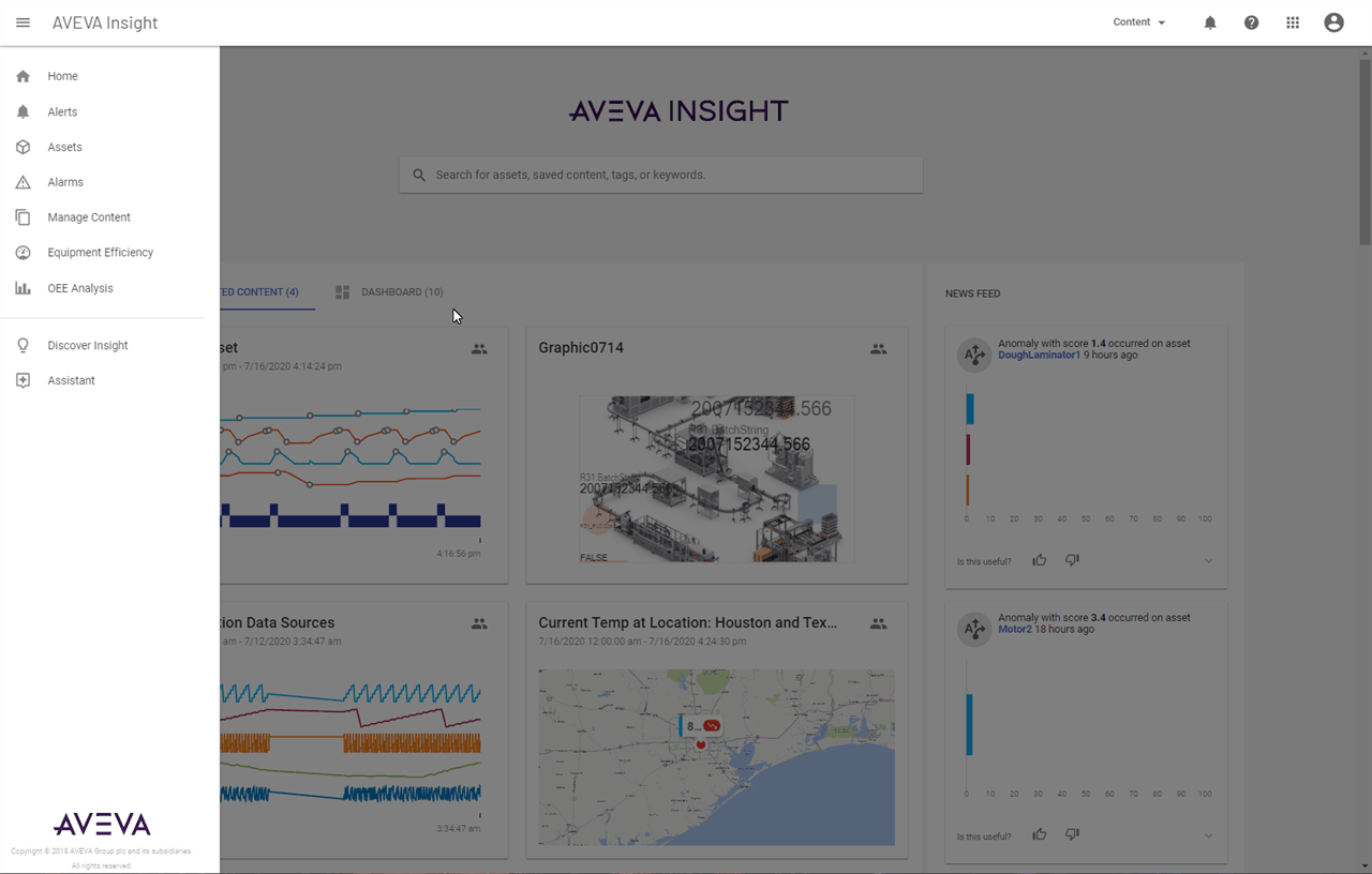 The new Alarm Page in AVEVA Insight makes alarm management easier than ever before