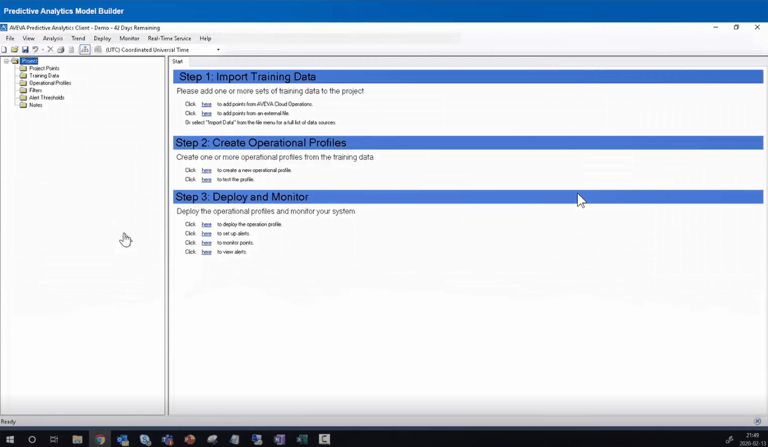 Predictive analytics model builder