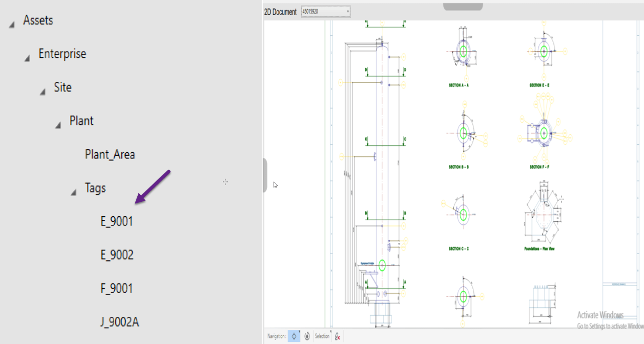 Picture of AVEVA™ NET DocumentViewer OMI App