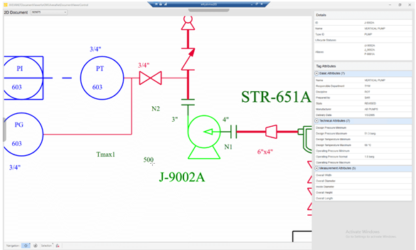 Picture of AVEVA™ NET DocumentViewer OMI App