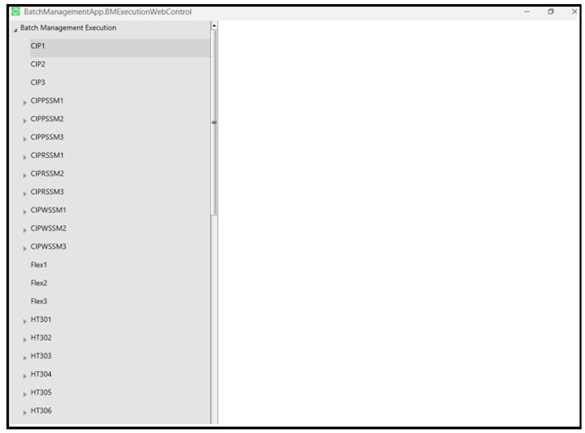 Picture of AVEVA™ Batch Management View OMI App