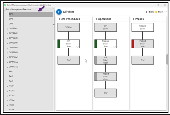 Picture of AVEVA™ Batch Management View OMI App