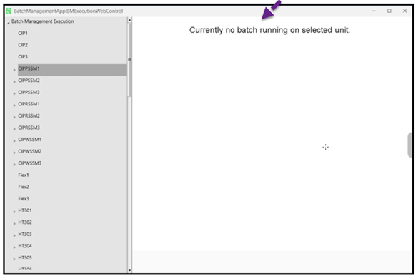 Picture of AVEVA™ Batch Management View OMI App