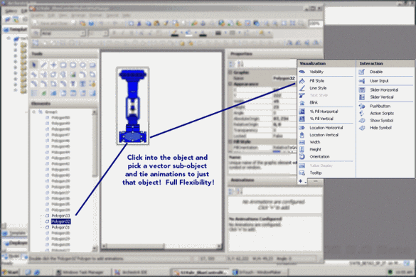 Fully Configurable Animations of ArchestrA Graphics